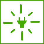 eco green energy icon
